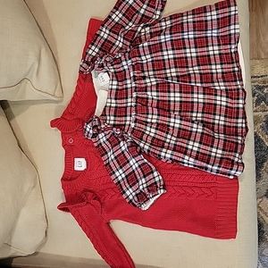 Baby gap holiday dresses size 0 to 3 mos